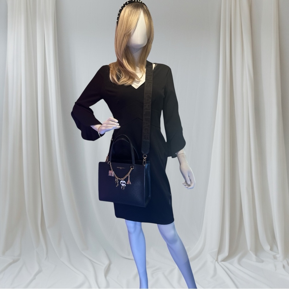 Karl Lagerfeld Maybelle Satchel NWT - Picture 16 of 17